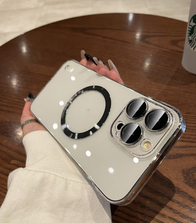 Funda Magnética Antipolvo para Teléfono - Carcasa Rígida sin Marco con Red Electrochapada - Image 15