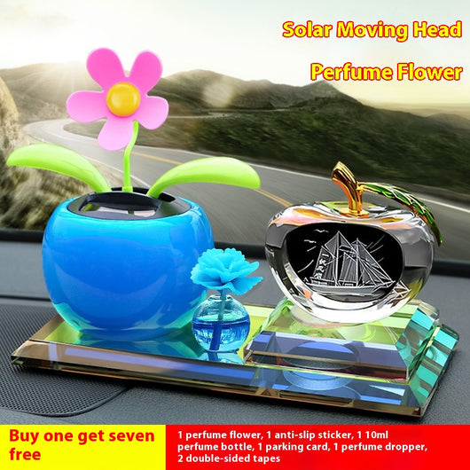 Adorno Perfumado para Auto con Cabeza Móvil y Cristal Tallado - Image 8