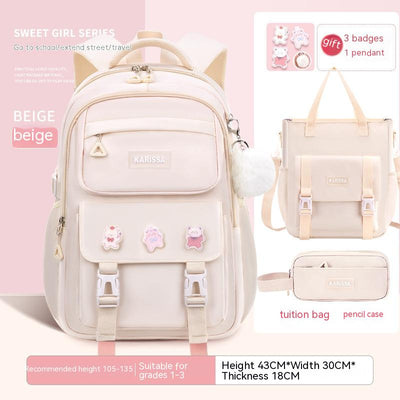 Mochila Escolar Impermeable para Niñas - Gran Capacidad y Resistente - Image 21