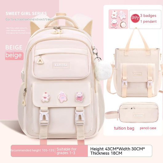 Mochila Escolar Impermeable para Niñas - Gran Capacidad y Resistente - Image 21