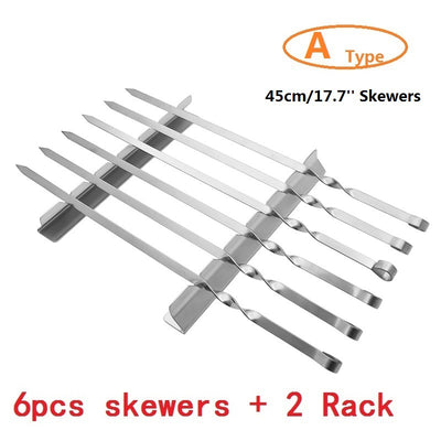 Juego de 2 Soportes para Señaléticas de Acero Inoxidable para Parrilla - Image 12