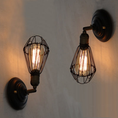 Lámpara de Pared Industrial Estilo Loft Hierro Forjado Vintage - Image 3