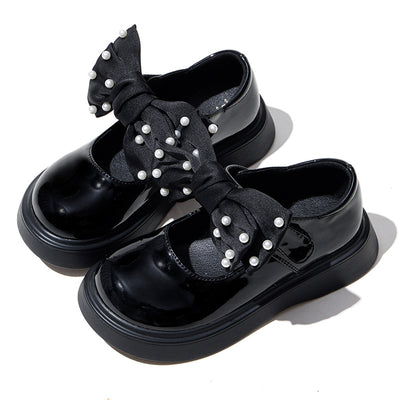 Zapatos de Cuero Suave para Niños - Suela Flexible Color Negro - Image 7