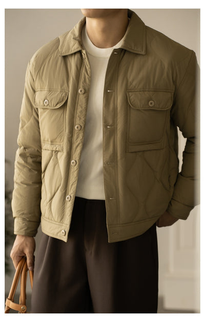 Chaqueta de Plumón de Pato Premium para Hombre - Otoño e Invierno - Image 12
