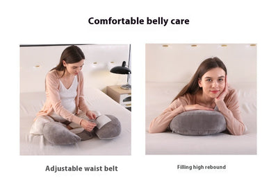 Almohada de Embarazo Multifuncional en Forma de U - Soporte para Vientre y Lactancia - Image 26