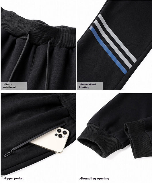 Conjunto Deportivo de Sudadera con Capucha y Pantalón en Algodón Puro para Hombre - Image 17