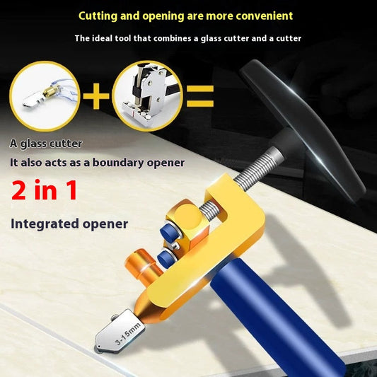 Kit Profesional Cortador de Azulejos y Vidrio con Abre Cerámicos - Image 2