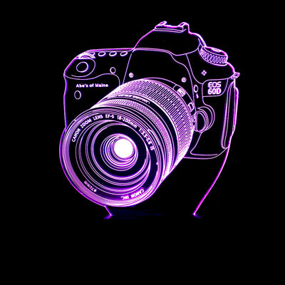 Lámpara Nocturna Acrílica con Visión Creativa Multicolor - Image 10