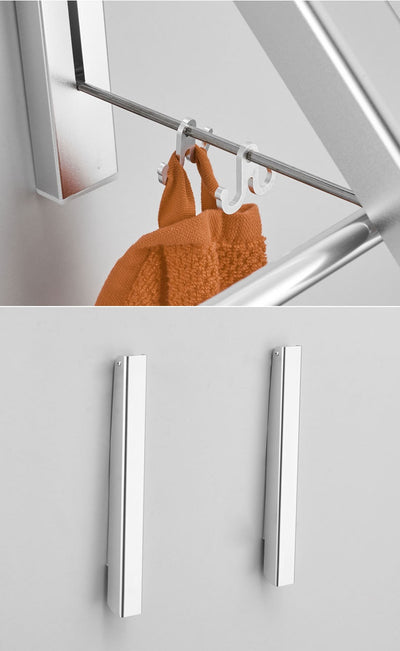Tendedero Invisible Plegable de Aluminio sin Perforaciones - Image 12