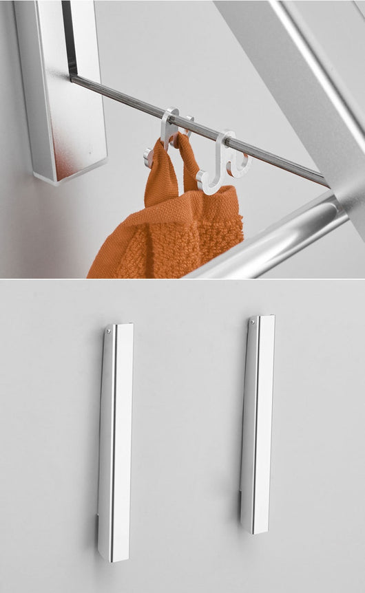 Tendedero Invisible Plegable de Aluminio sin Perforaciones - Image 12