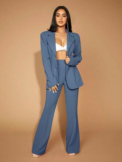 Pantalones de Cintura Alta para Mujer - Elegancia Profesional y Comodidad Diaria - Image 30