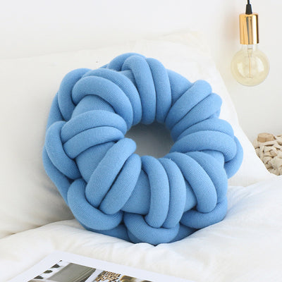 Almohada Anillo Donut para Selfies - Cojín Nudos Decorativo - Image 7