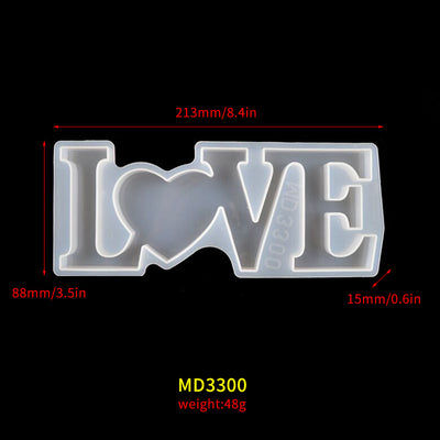 Set de Moldes de Resina Epoxi para Espejos y Frases Personalizadas - Image 5