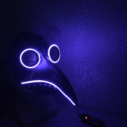 Máscara LED Brillante Médico Pájaro para Fiestas de Halloween - Image 10
