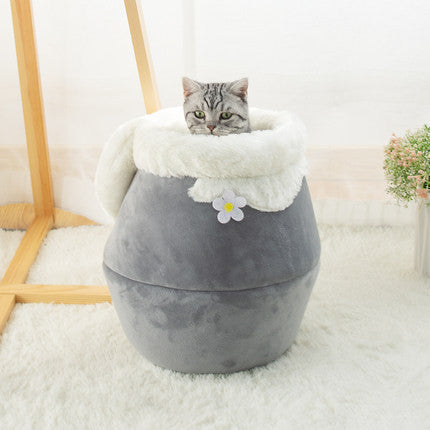 Casa Cama Térmica para Gatos - Saco de Dormir Acolchado Invierno - Image 10