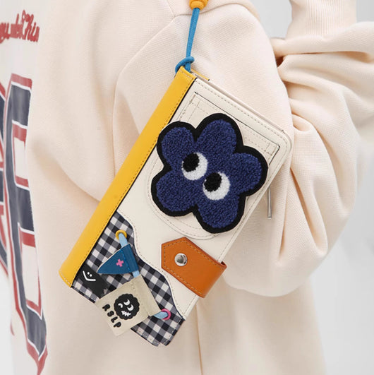 Monedero con Cierre de Cremallera y Múltiples Compartimentos - Diseño Kawaii para Adolescentes