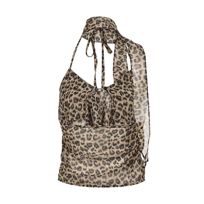 Top Halter Estampado Leopardo para Mujer - Image 14