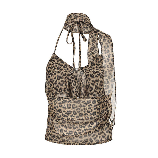 Top Halter Estampado Leopardo para Mujer - Image 14