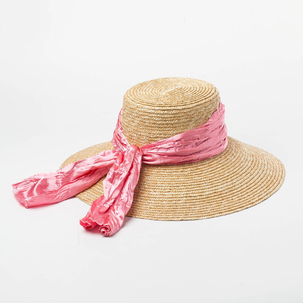 Sombrero de Paja para Playa y Viajes con Protección Solar