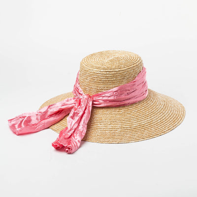Sombrero de Paja para Playa y Viajes con Protección Solar