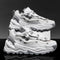 New Mesh Flat Heel Casual Daddy Large Size White