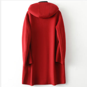 Abrigo de Lana para Mujer Elegante con Bolsillos Grandes y Corte Holgado - Image 5