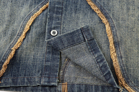 Camisa Denim Degradada Efecto Vintage para Hombre - Image 24