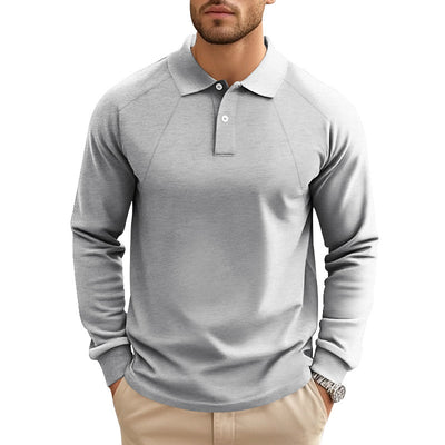 Polo Casual de Cuello Clásico para Hombre - Diseño Versátil Primavera Otoño - Image 11