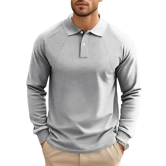 Polo Casual de Cuello Clásico para Hombre - Diseño Versátil Primavera Otoño - Image 11