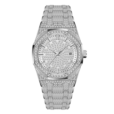 Reloj Hip Hop Starry Liu Ding con Diamantes Incrustados - Image 9