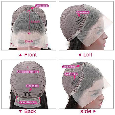Peluca de Cabello Humano con Encaje Frontal - Image 11