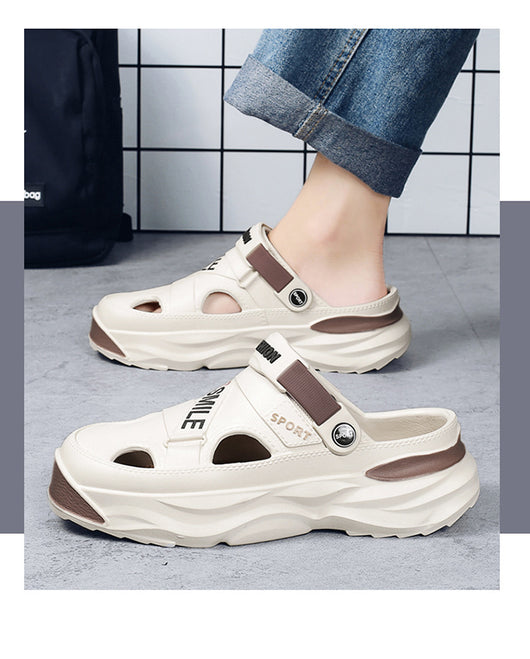 Sandalias Plataforma para Hombre Verano Antideslizantes Multiuso Talla Grande - Image 14