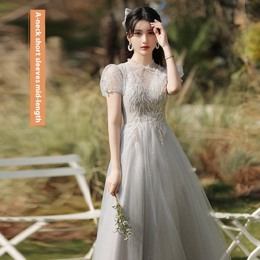 Vestido Slim Fit Gris para Mujer - Diseño Moderno y Versátil - Image 7
