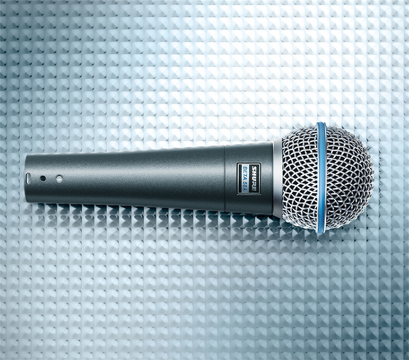 Micrófono Dinámico Profesional BETA 58A - Vocal de Estudio y Escena