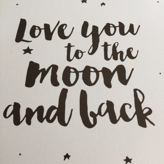 Lienzo Decorativo Te Amo Hasta la Luna - Image 9