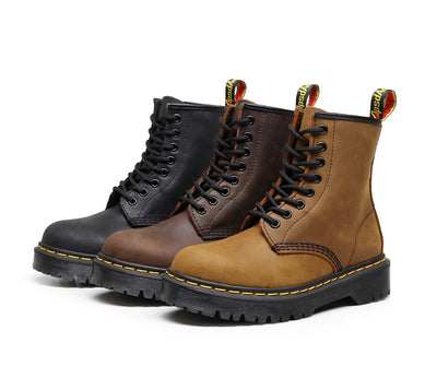 Botas Motociclista de Cuero Genuino Estilo Británico para Mujer - Image 15