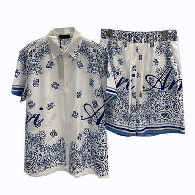 Conjunto de Playa Casual para Hombre - Camisa y Shorts - Image 5