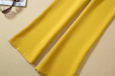 Traje Ejecutivo Amarillo Dos Piezas para Mujer - Image 18