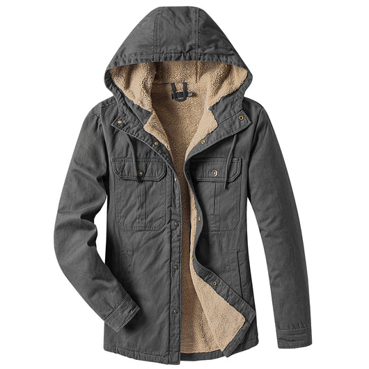 Chaqueta Acolchada con Forro Polar - Abrigo Casual con Capucha para Otoño e Invierno - Image 3