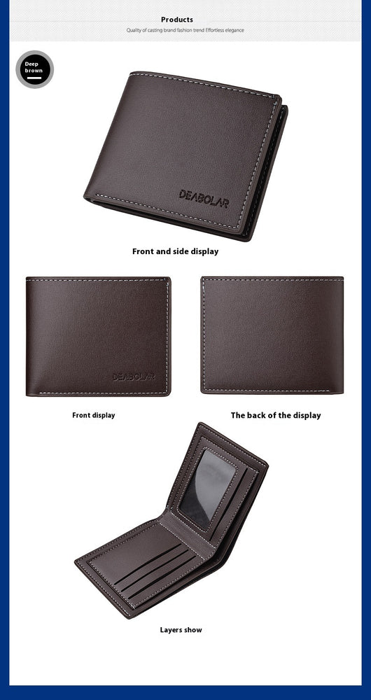 Billetera Horizontal Plegable para Hombre - Leisure Two Fold - Image 29