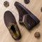 Zapatos de Invierno para Hombre con Forro Polar - Estilo Clásico Cómodo Antideslizante