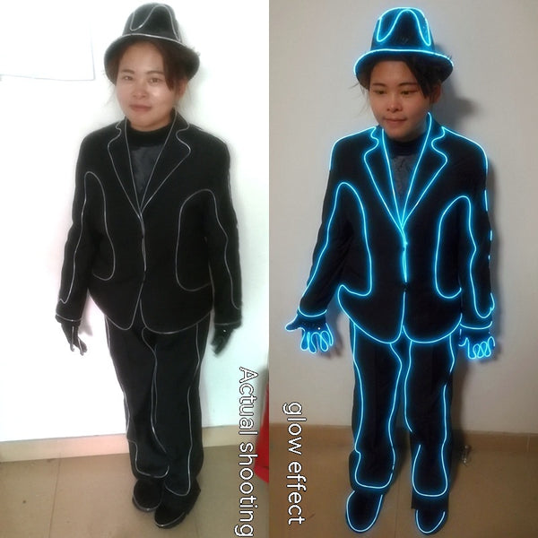 Ropa LED Brillante para Danza y Performances