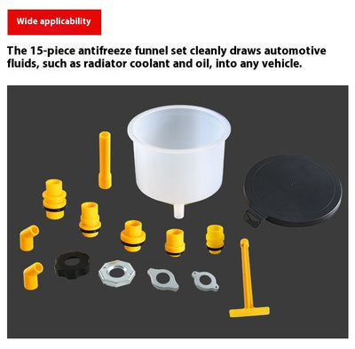 Set de 15 Embudos de Plástico para Refrigerante y Anticongelante - Image 12