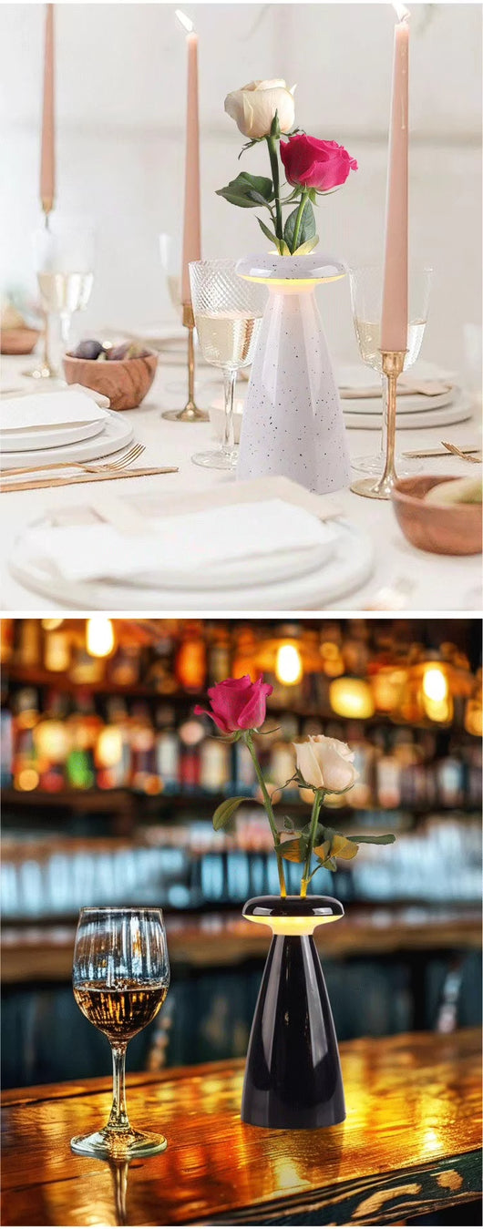 Lámpara de Mesa con Florero Decorativo 2 en 1 - Image 21