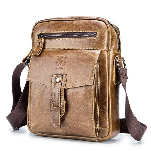 Bolsa Mensajero de Cuero Genuino con Gran Capacidad para Hombre - Image 6