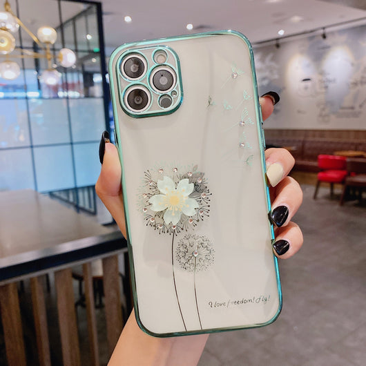 Funda Giratoria 3D con Flores Lindas y Soporte para Teléfono - Image 4