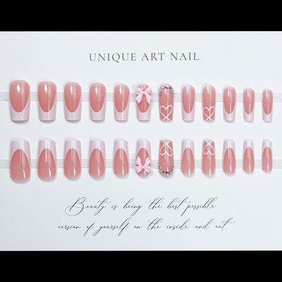 Stickers de Uñas Estilo Francés con Cristales de Colores - Image 5