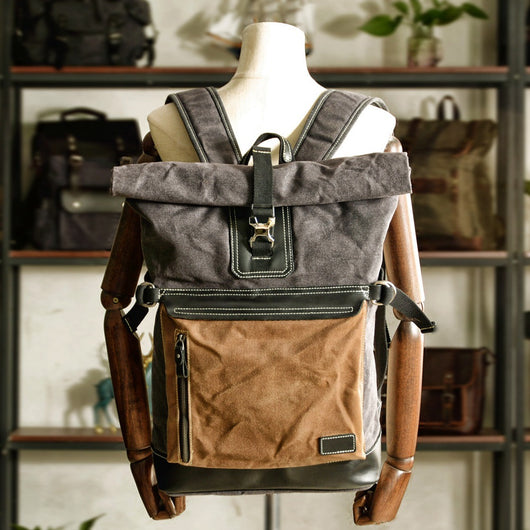 Mochila Escolar Bicolor Pimienta y Sal con Diseño Moderno - Image 7