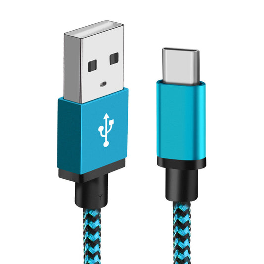 Cable de Datos Trenzado Circular con Patrón Serpiente