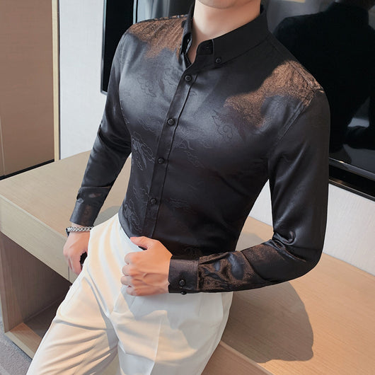 Camisa Manga Larga para Hombre Primavera - Tela Suave Premium - Image 2